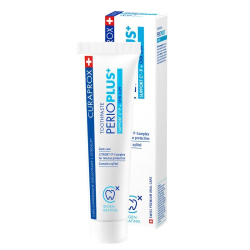 معجون أسنان PERIOPLUS من  - CURAPROX  75  CHX 0.09% مل